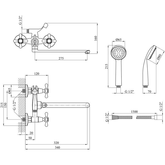 Смеситель Agua Toledo-C074 (CV018083) изображение 6