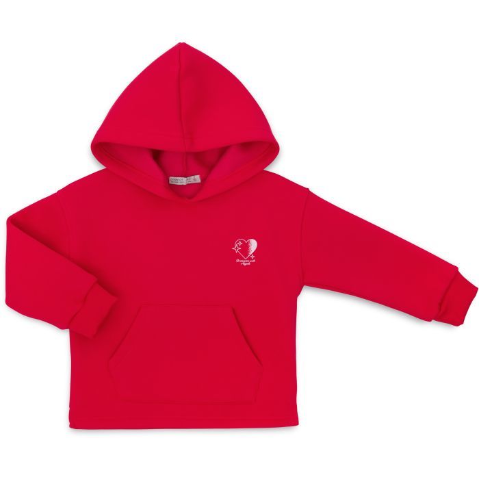 Кофта детская Toontoy худи флисовая (24907-104G-fuchsia)