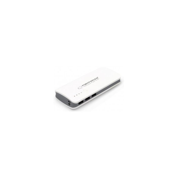 Батарея універсальна Esperanza 8000mAh input/Micro-USB, output/3*USB, White/Grey (EMP106WE) > ціни в Києві та Україні Батарея універсальна Esperanza 8000mAh input/Micro-USB, output/3*USB, White/Grey (EMP106WE)