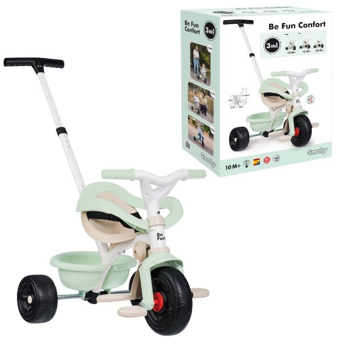 Детский велосипед Smoby Бі Фан. Комфорт 3 в 1, М''ята (7600740420)