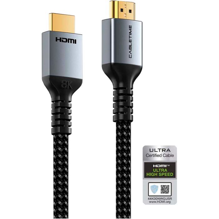Кабель мультимедийный HDMI M to HDMI M 3.0m V2.1 8K60Hz Cabletime (CA915842)