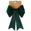 Украшение декоративное Chomik бант велюр, 23х38 см, зелений (5900779893221)