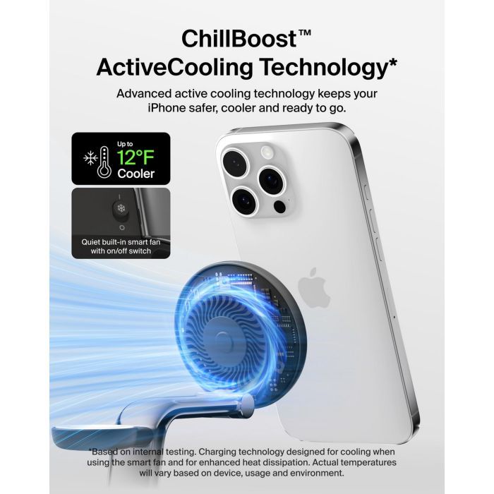 Зарядное устройство Belkin UltraCharge Pro Wireless 3-in-1 25W sand (WIZ040KQSD) изображение 4