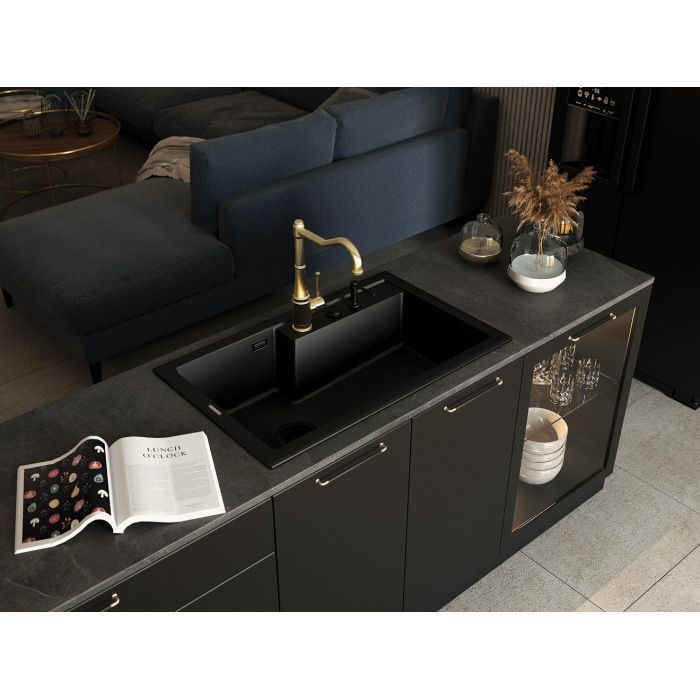 Мийка кухонна Deante Eridan чорна (ZQE_N10B) зображення 2