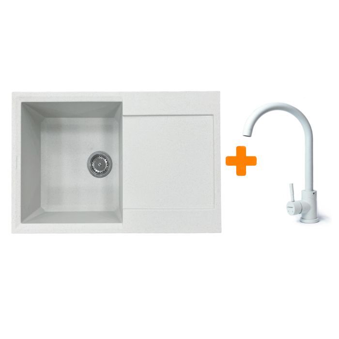 Мийка кухонна Adamant Horizon Old stone + змішувач (182496911510)