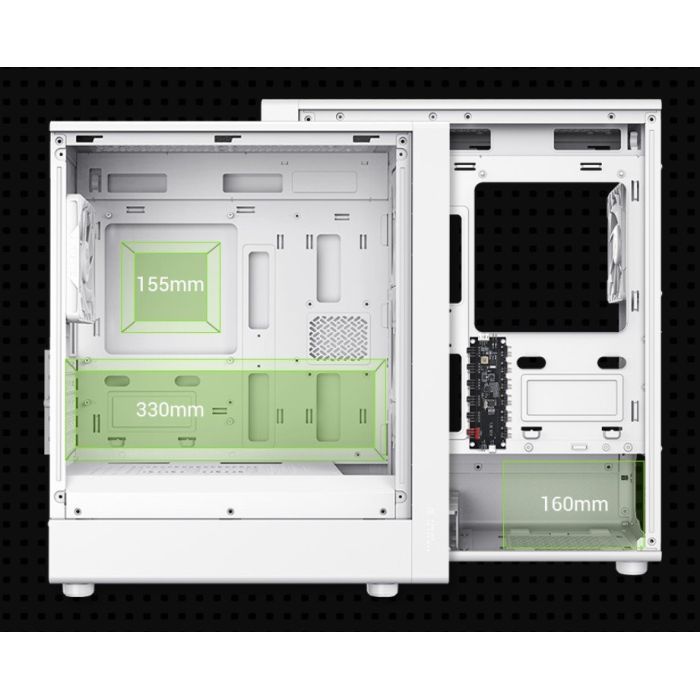 Корпус для ПК Gamemax AERIS 330 GW изображение 10