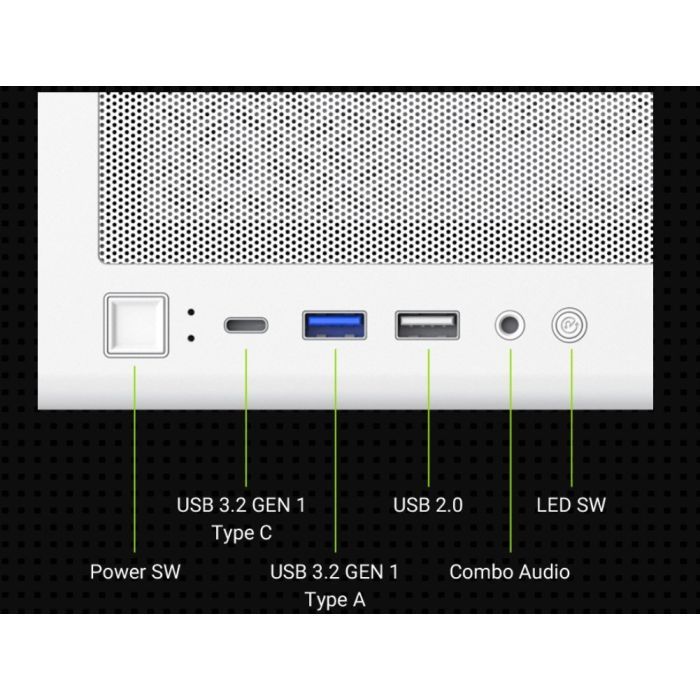 Корпус для ПК Gamemax AERIS 330 GW изображение 9