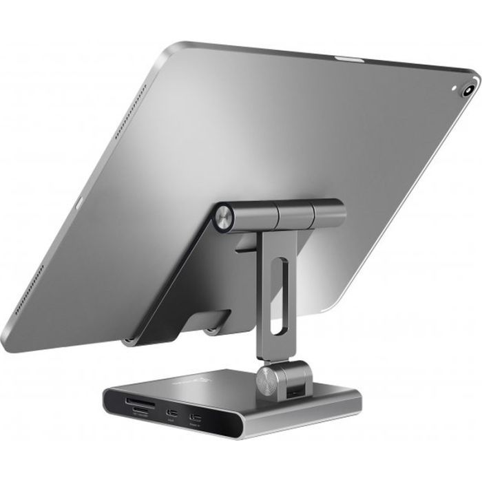 Порт-реплікатор J5create Dock-Station Ipad USB-C 8-in-1 (HDMI/PD/картридер/USB-A/USB-C/Audio) (JTS224-N) зображення 3