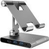 Порт-реплікатор J5create Dock-Station Ipad USB-C 8-in-1 (HDMI/PD/картридер/USB-A/USB-C/Audio) (JTS224-N)