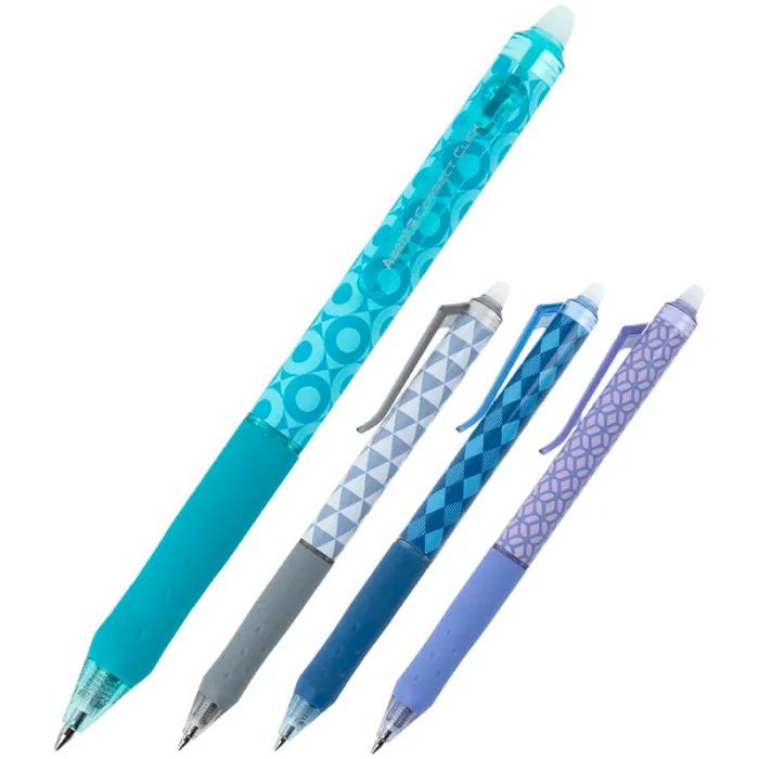 Ручка гелева Axent автоматична "пиши-стирай" Correct Click, синя (AG1128-02-A)