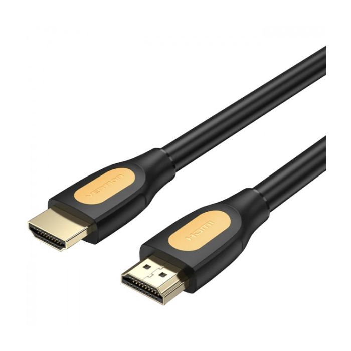 Кабель мультимедийный HDMI M to HDMI M 1.5m V2.0 4K 60Hz black VENTION (ALIBG)