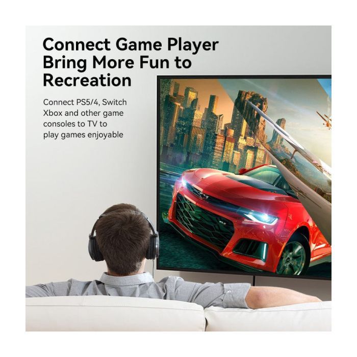 Кабель мультимедийный HDMI M to HDMI M 1.5m V2.0 4K 60Hz black VENTION (ALIBG) изображение 5