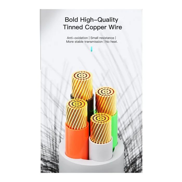 Дата кабель USB 2.0 AM to USB-C 1.0m 3A black Essager (EXCT-LS01) изображение 5