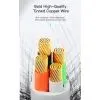 Дата кабель USB 2.0 AM to USB-C 1.0m 3A black Essager (EXCT-LS01) изображение 5