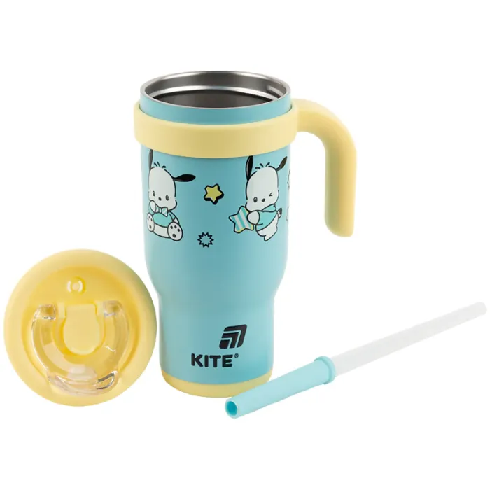 Поїльник-непроливайка Kite Pochacco термокружка з трубочкою, 530 мл (PC25-1266) зображення 3