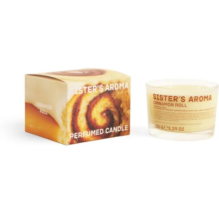 Ароматична свічка Sister's Aroma Cinnamon Roll 150 г (4820227786367)