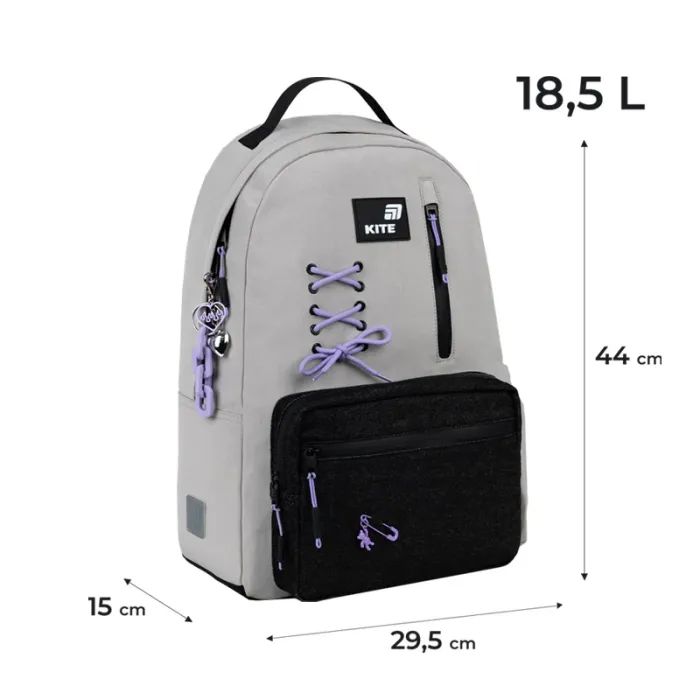 Рюкзак школьный Kite Education teens 949L Romantic Minimalism (K26-949L-1) изображение 12