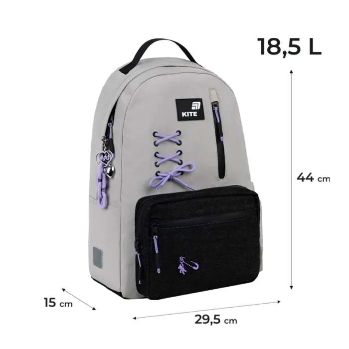 Рюкзак школьный Kite Education teens 949L Romantic Minimalism (K26-949L-1) изображение 12