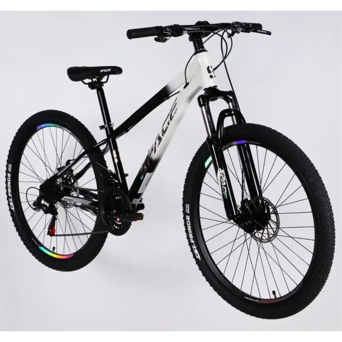 Велосипед Space 26" MARS DD FR рама-13" ST 2026 зелено-сріблястий (OPS-SP-26-076) зображення 2