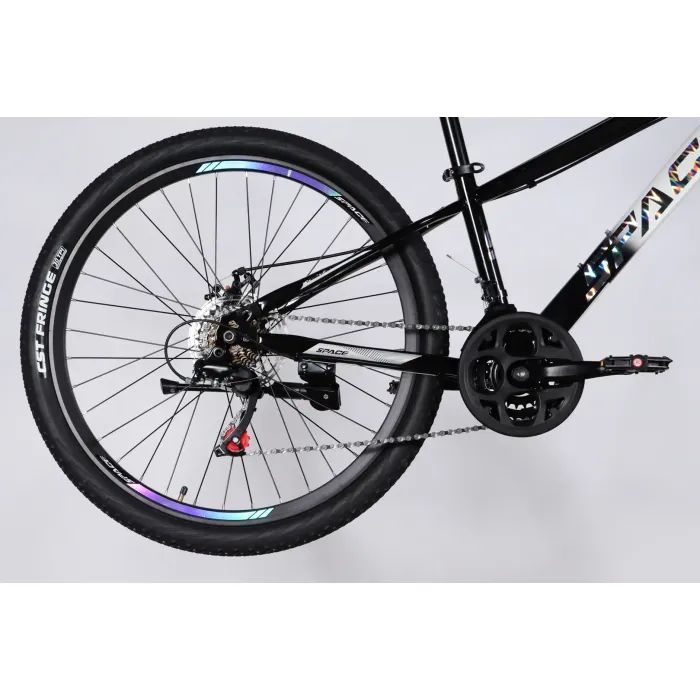 Велосипед Space 26" MARS DD FR рама-13" ST 2026 зелено-сріблястий (OPS-SP-26-076) зображення 5