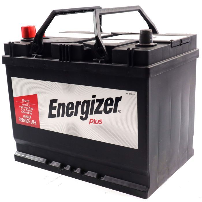 Аккумулятор автомобильный Energizer 68Ah-12v Plus L,EN550 (568 405 055) изображение 2