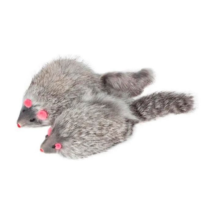 Іграшка для котів "FOX" Миша сіра 10 см (5901436129219)