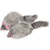 Іграшка для котів "FOX" Миша сіра 10 см (5901436129219)