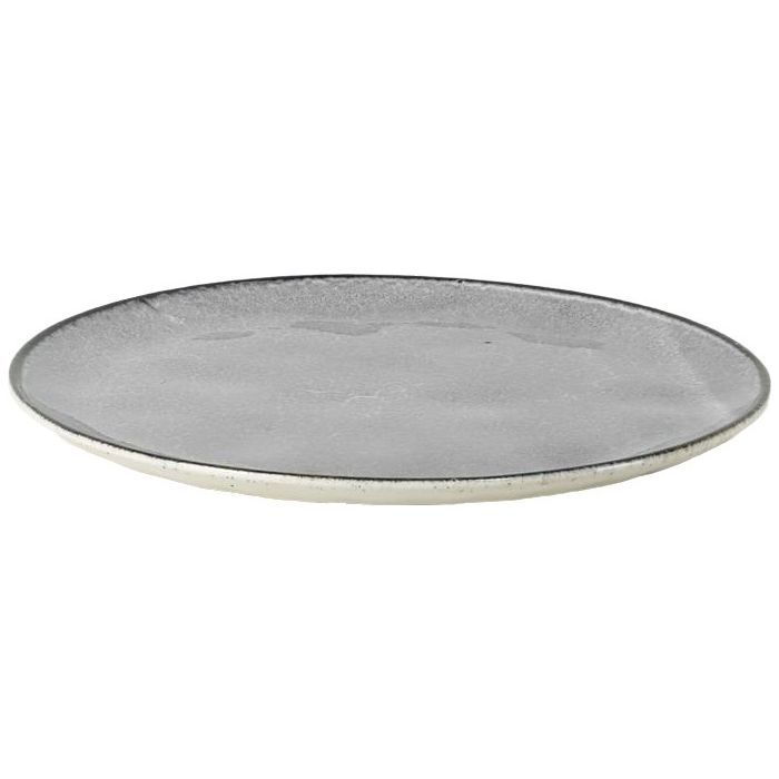 Тарелка Ardesto Daiano, 22см, порцеляна, сірий (AR1722DG)