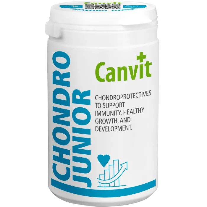 Витамины для собак Canvit Chondro Junior для поддержания здоровья хрящей и суставов 230 г (8595602566464)
