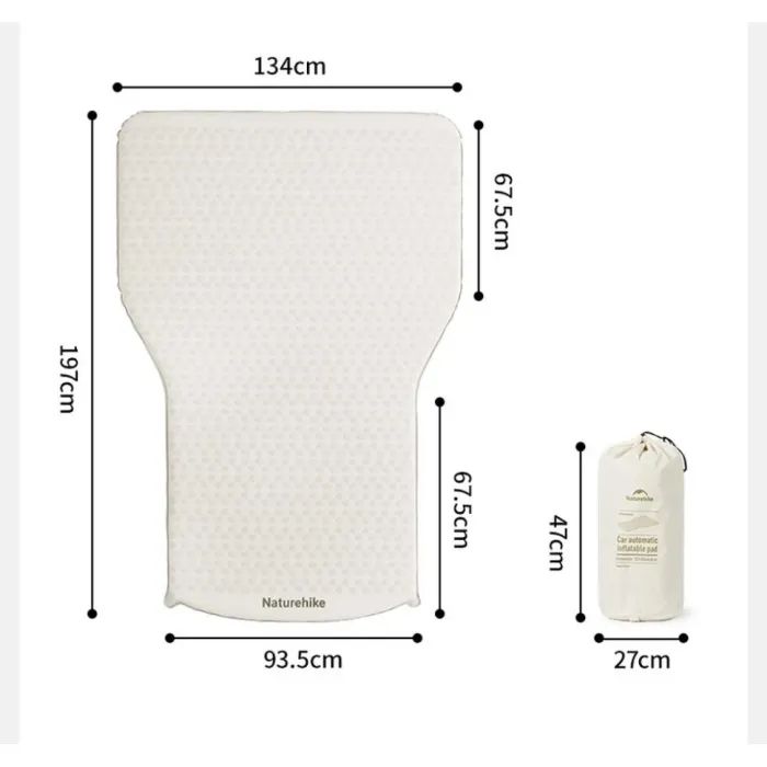 Туристический коврик Naturehike автомобільний CNK2450WS010, 197х134х6,5 см з вбудованою помпою (6976507663328) изображение 2