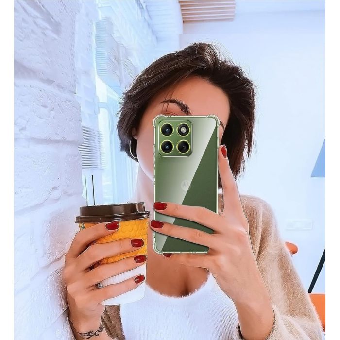Чохол до мобільного телефона BeCover Anti-Shock Motorola Edge 70 Clear (715069) зображення 4
