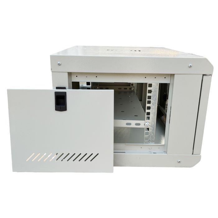 Шкаф настенный GEAR 6U 19" 530x400x300 мм, + полка, grey (GWMSN-6U-530-400G) изображение 3
