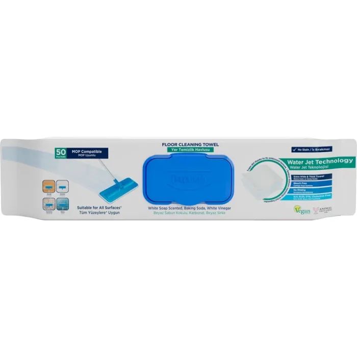 Салфетки для уборки Deep Fresh MOP Soap Влажные для пола 50 шт. (8681554631579)