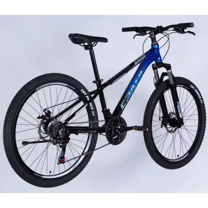 Велосипед Space 26" PHAETON DD FR рама-13" AL 2026 чорно-синій (OPS-SP-26-090) изображение 3