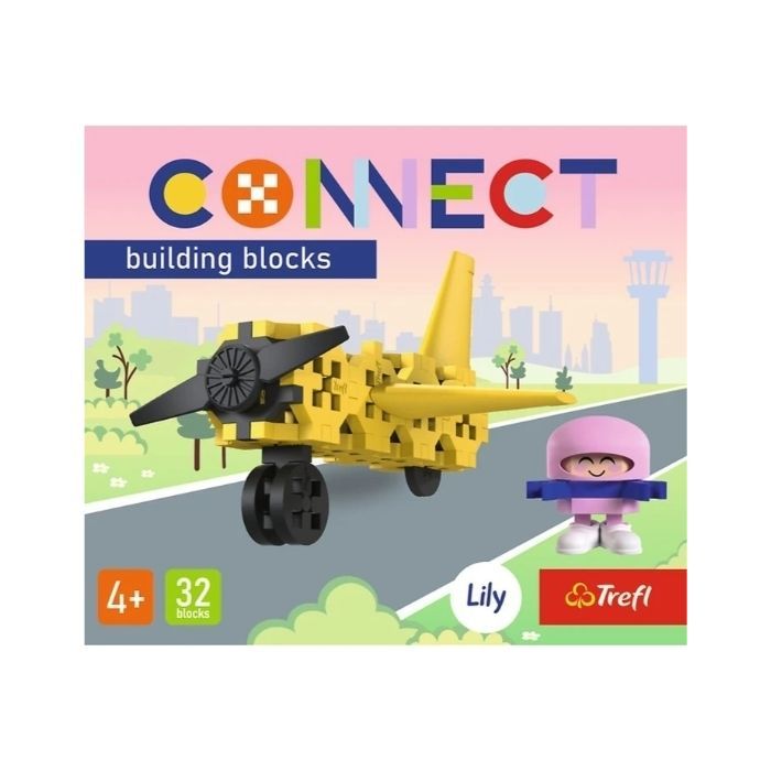 Конструктор Trefl Connect Літак 32 деталі (5900511620429) зображення 4