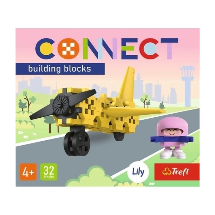 Конструктор Trefl Connect Самолет 32 детали (5900511620429) изображение 5