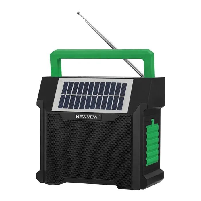 Акустическая система NEWVEW NV-9153 Solar Panel/BT/USB/TF/FM Orange (NWVW-NV-9153-OR)