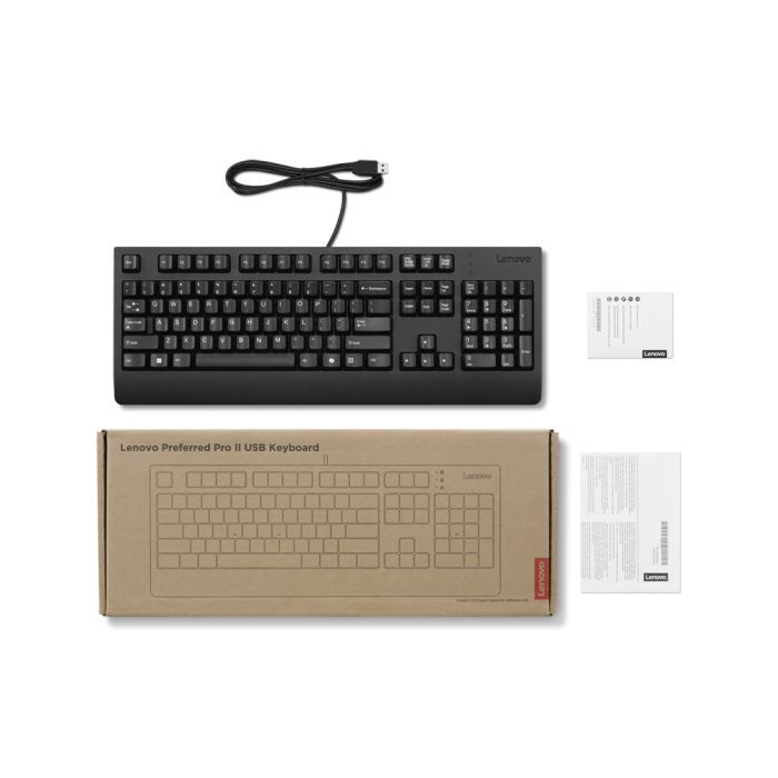 Клавіатура Lenovo Preferred Pro II USB UA Black (4Y41R64624) зображення 3