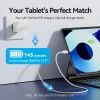 Дата кабель USB-C to Lightning 1.0m PD27W PVC blue Vention (LAKSF) изображение 5