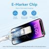 Дата кабель USB-C to Lightning 1.0m PD27W PVC blue Vention (LAKSF) изображение 6