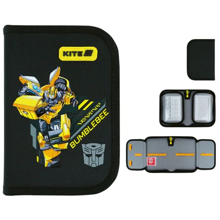 Пенал Kite Transformers 622, без наповнення, 1 відділення, 2 відвороти (TF26-622)