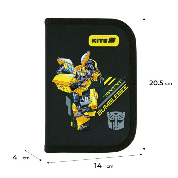 Пенал Kite Transformers 622, без наповнення, 1 відділення, 2 відвороти (TF26-622) зображення 6