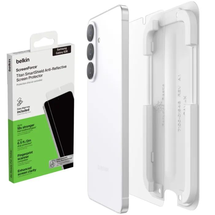 Скло захисне Belkin Titan SmartShield Samsung Galaxy S26 (OVB072HQ) зображення 7