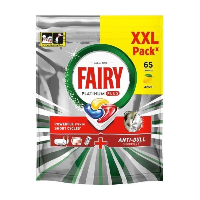 Таблетки для посудомоечных машин Fairy Platinum Plus All in One Lemon 54 шт. (8006530115490)