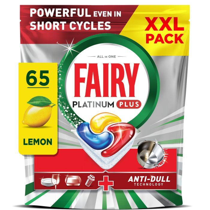Таблетки для посудомоечных машин Fairy Platinum Plus All in One Lemon 114 шт. (8700216236317)