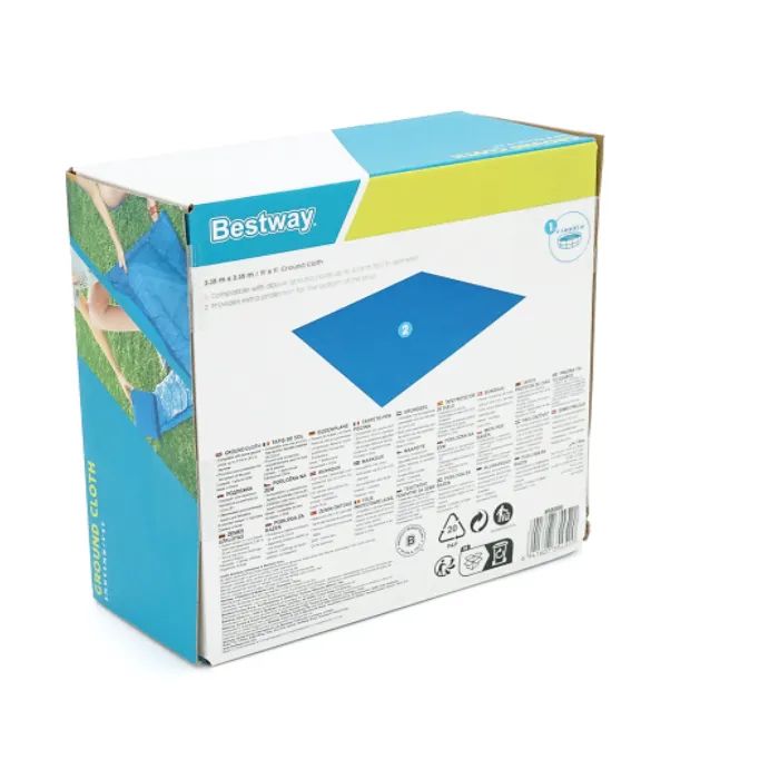 Аксессуар для бассейна BestWay Килимок-підкладка для басейнів 355х355см. 70 г/м2 синій (BW-58001) изображение 3