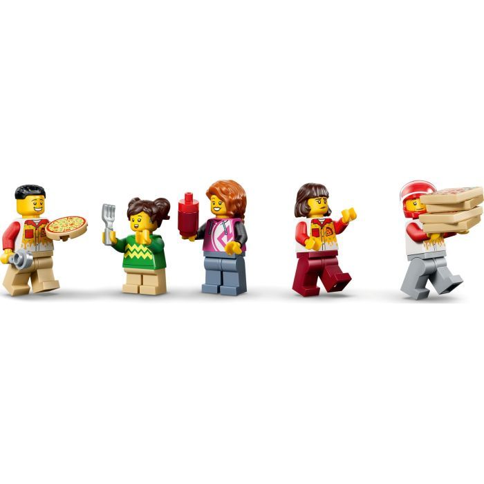 Конструктор LEGO City Доставка піци з різними транспортними засобами (60496) зображення 3