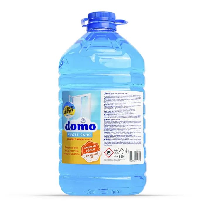 Средство для мытья стекла Domo Синее 5 л (4820024947619)