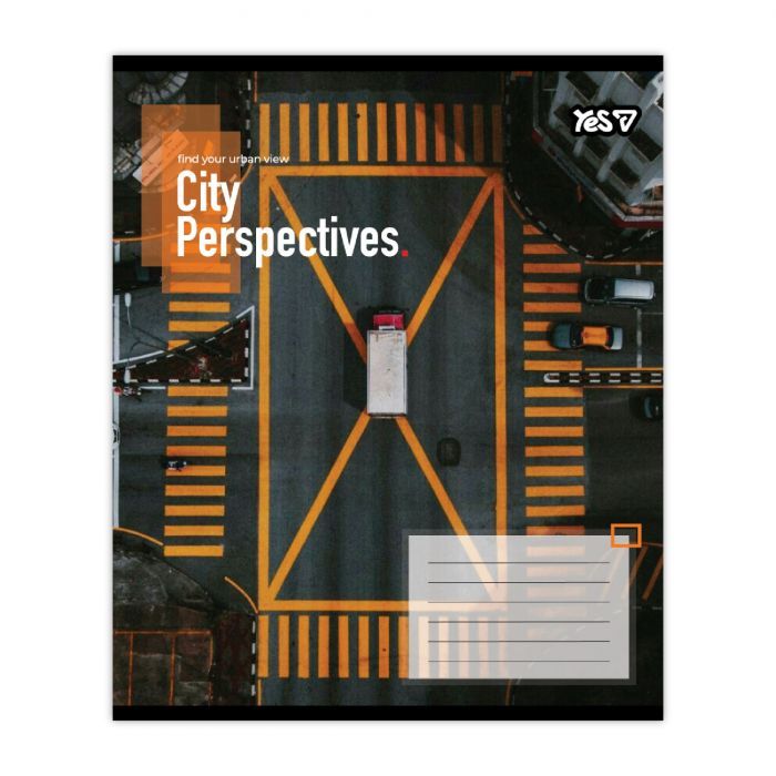 Зошит Yes City perspectives А5 48 аркушів клітинка (769077) зображення 3