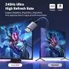 Кабель мультимедійний DisplayPort M to DisplayPort M 5.0m 8K60Hz 32.4Gbps black Ugreen (45039) зображення 4